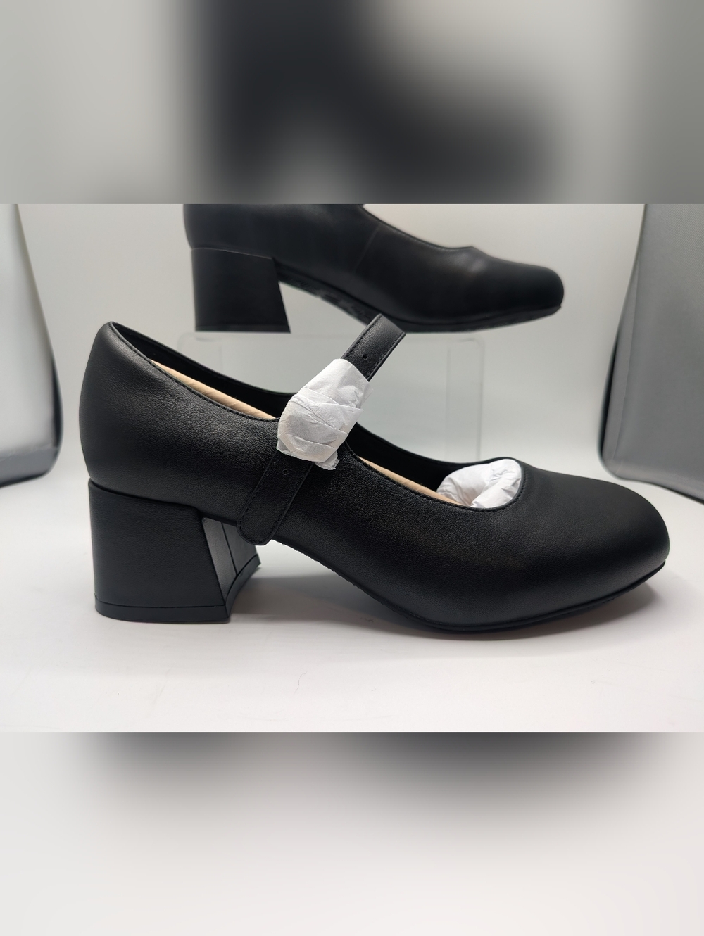 Astor Heeled Mary Jane -NWB 7.5WW Black - Picture 2 of 14